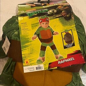 Ninja Turtle Raphael Kids Costume - Green & Red